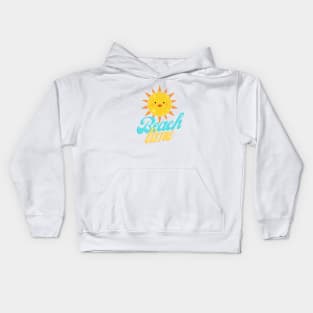 Beach time Kids Hoodie